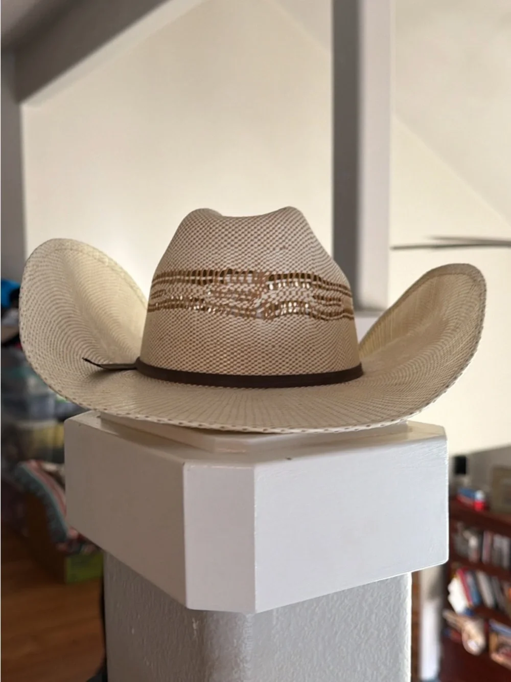 Twister Straw Hat 6 7/8